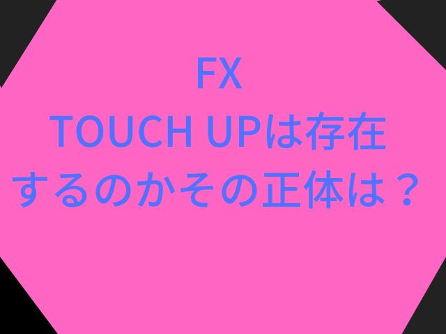 TOUCHUPの正体は？